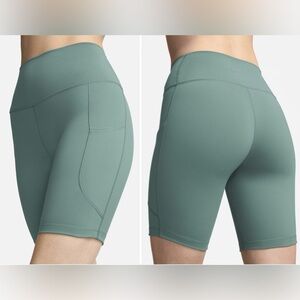 NEW! Nike Women's One High-Waisted 8" Biker Shorts With Pockets